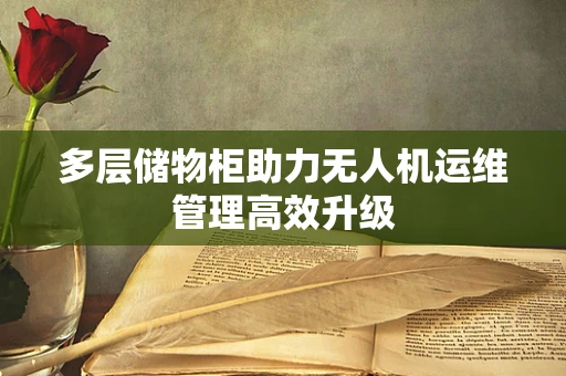 多层储物柜助力无人机运维管理高效升级