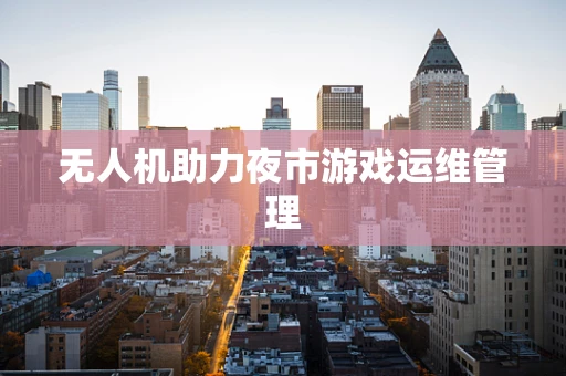无人机助力夜市游戏运维管理