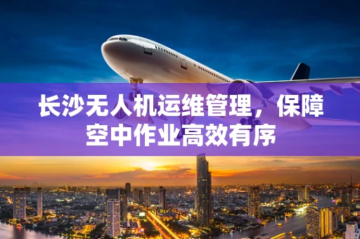 长沙无人机运维管理，保障空中作业高效有序
