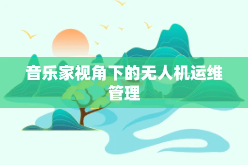 音乐家视角下的无人机运维管理
