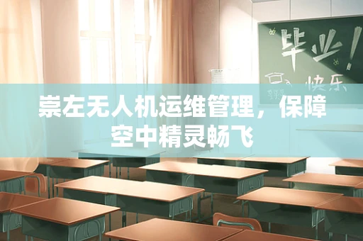 崇左无人机运维管理，保障空中精灵畅飞