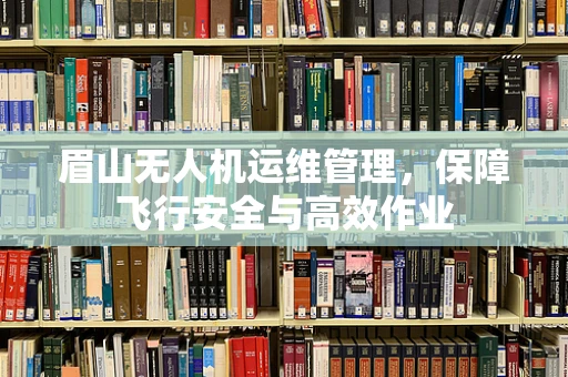 眉山无人机运维管理，保障飞行安全与高效作业