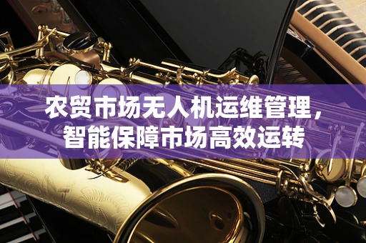 农贸市场无人机运维管理，智能保障市场高效运转