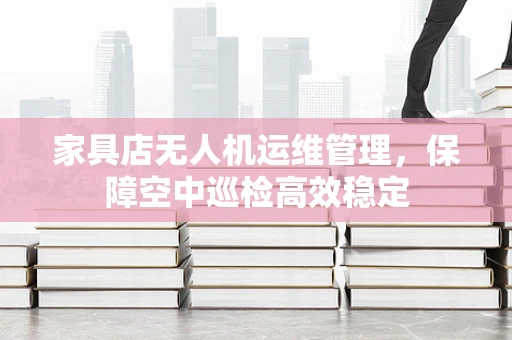家具店无人机运维管理，保障空中巡检高效稳定