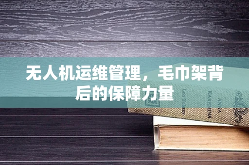 无人机运维管理，毛巾架背后的保障力量