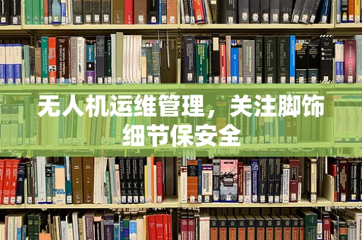 无人机运维管理，关注脚饰细节保安全