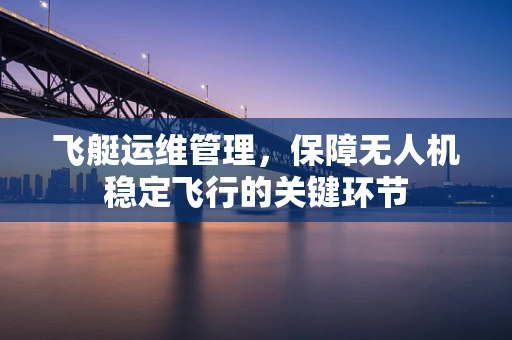 飞艇运维管理，保障无人机稳定飞行的关键环节