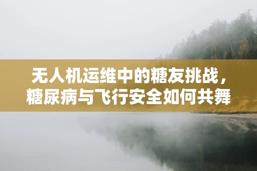 无人机运维中的糖友挑战，糖尿病与飞行安全如何共舞？