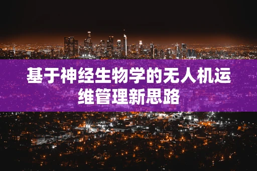 基于神经生物学的无人机运维管理新思路