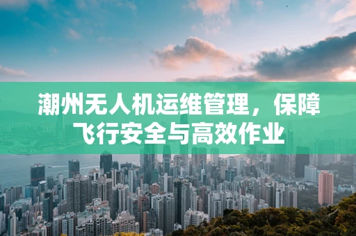 潮州无人机运维管理，保障飞行安全与高效作业