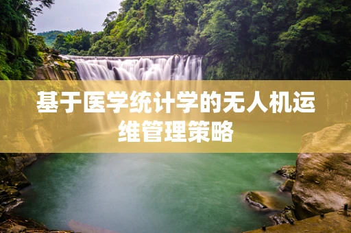 基于医学统计学的无人机运维管理策略
