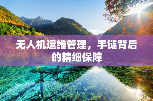 无人机运维管理，手链背后的精细保障