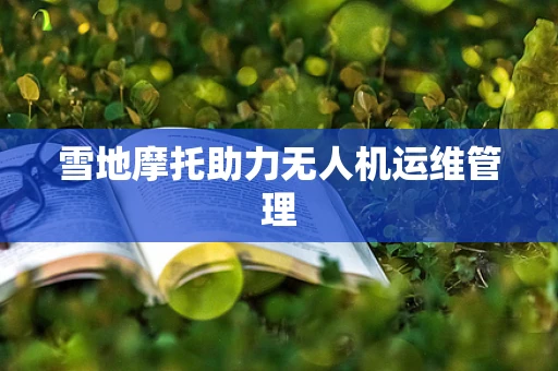 雪地摩托助力无人机运维管理