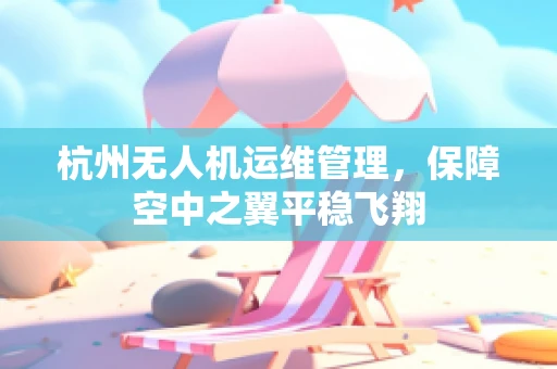 杭州无人机运维管理，保障空中之翼平稳飞翔
