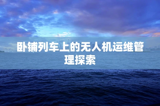 卧铺列车上的无人机运维管理探索
