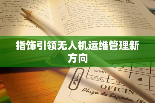 指饰引领无人机运维管理新方向