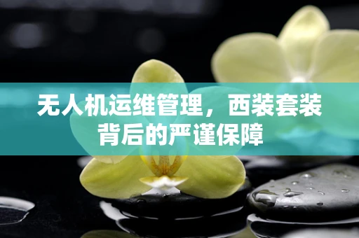 无人机运维管理，西装套装背后的严谨保障