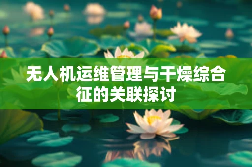 无人机运维管理与干燥综合征的关联探讨