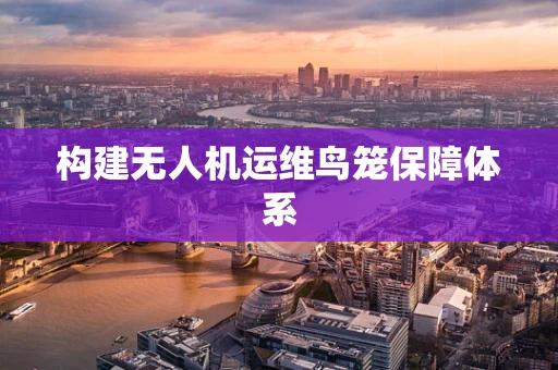 构建无人机运维鸟笼保障体系