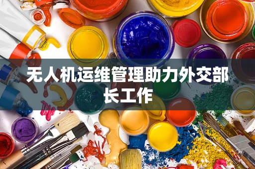 无人机运维管理助力外交部长工作