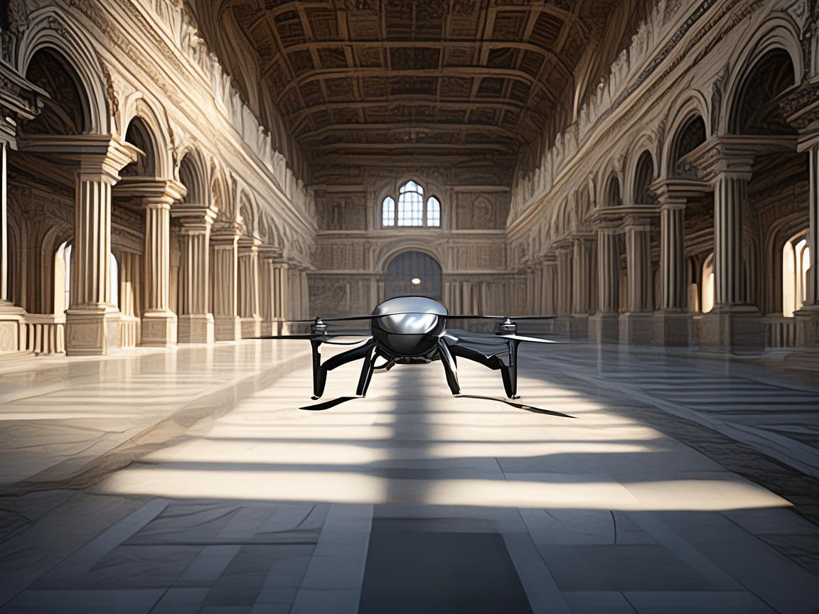 无人机助力宫殿大殿运维管理