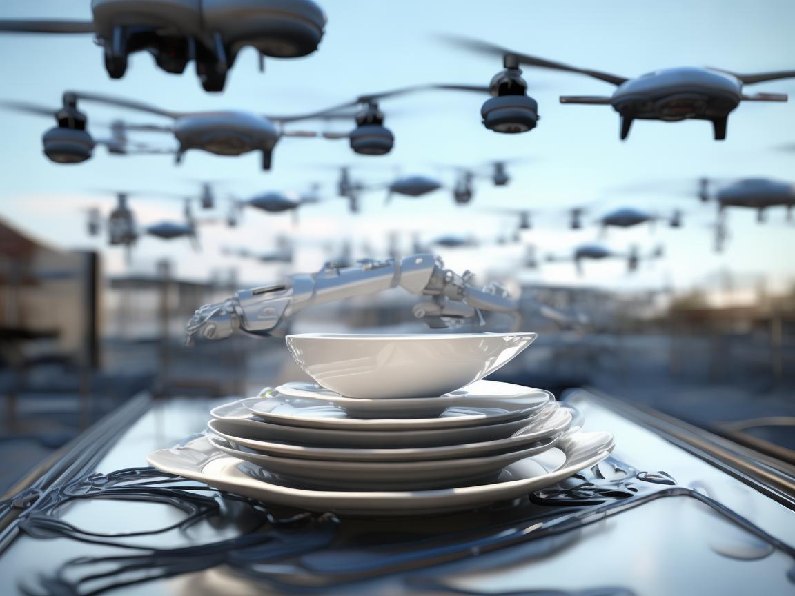 无人机运维管理，餐具配送新保障