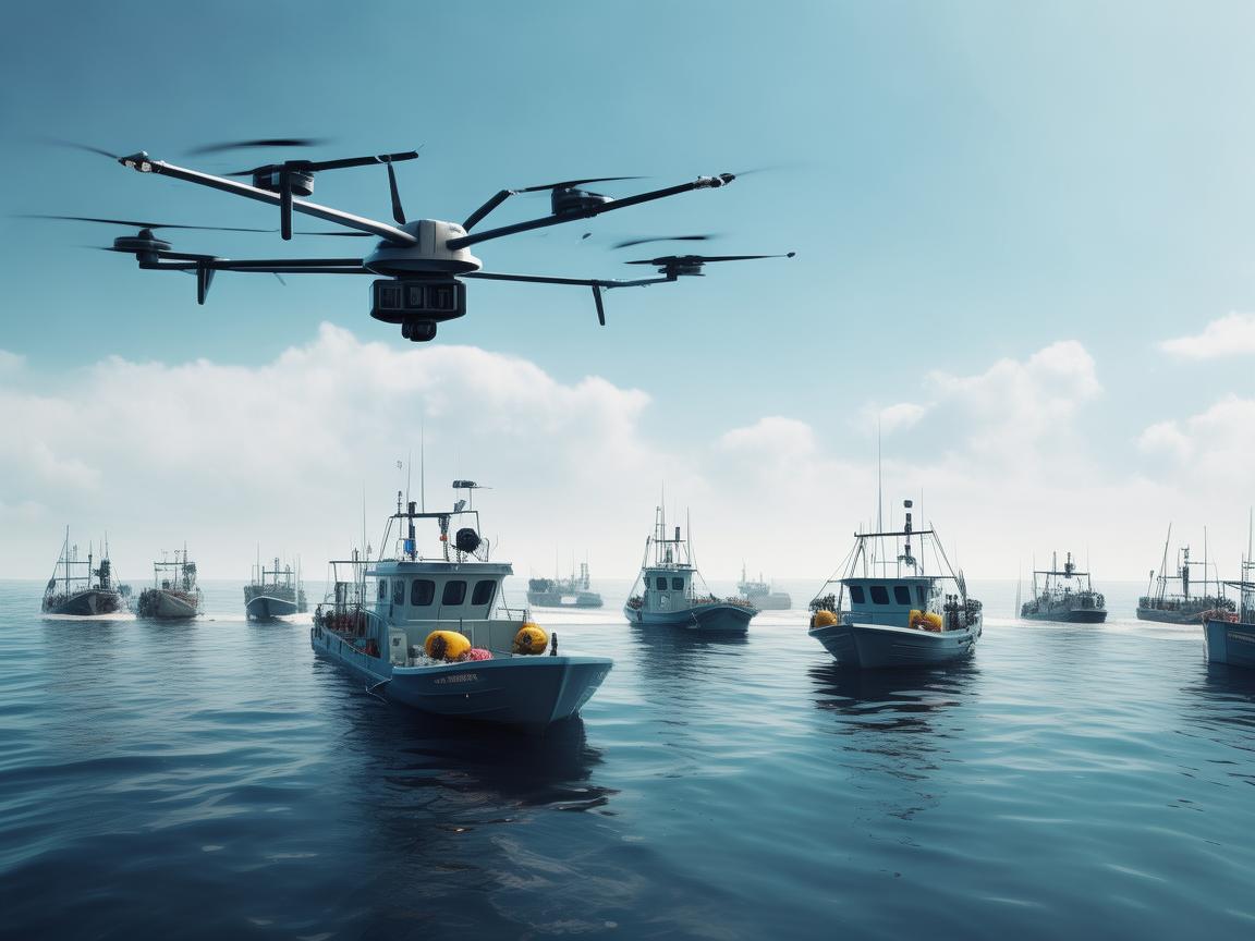 无人机助力渔民高效运维管理