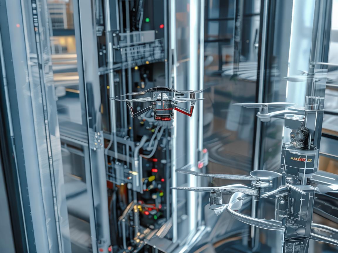 无人机助力百货大楼电梯运维管理